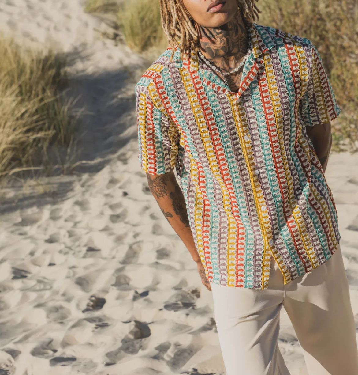 Chemise Motif Multicolore