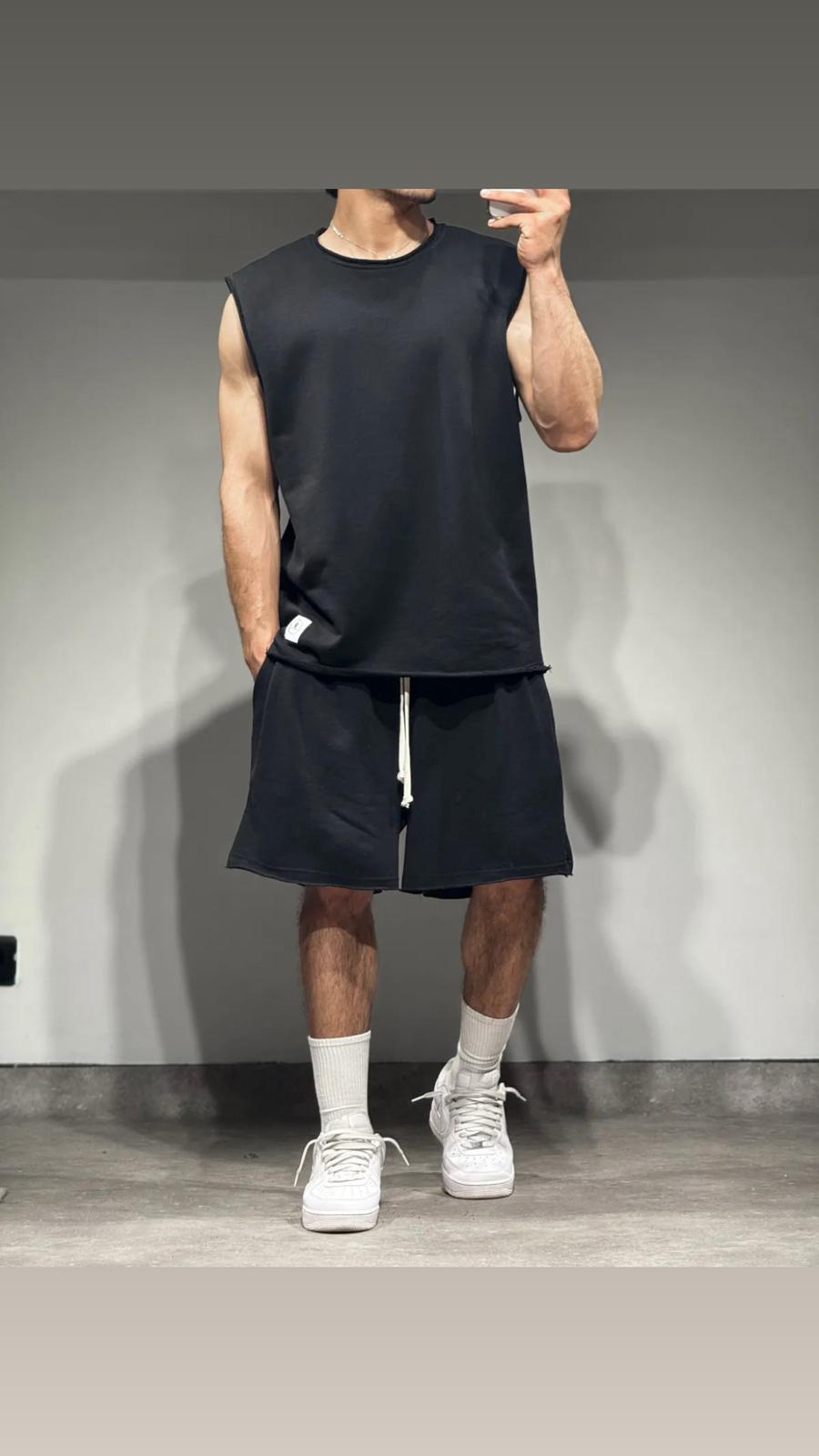 Ensemble débardeur & short noir