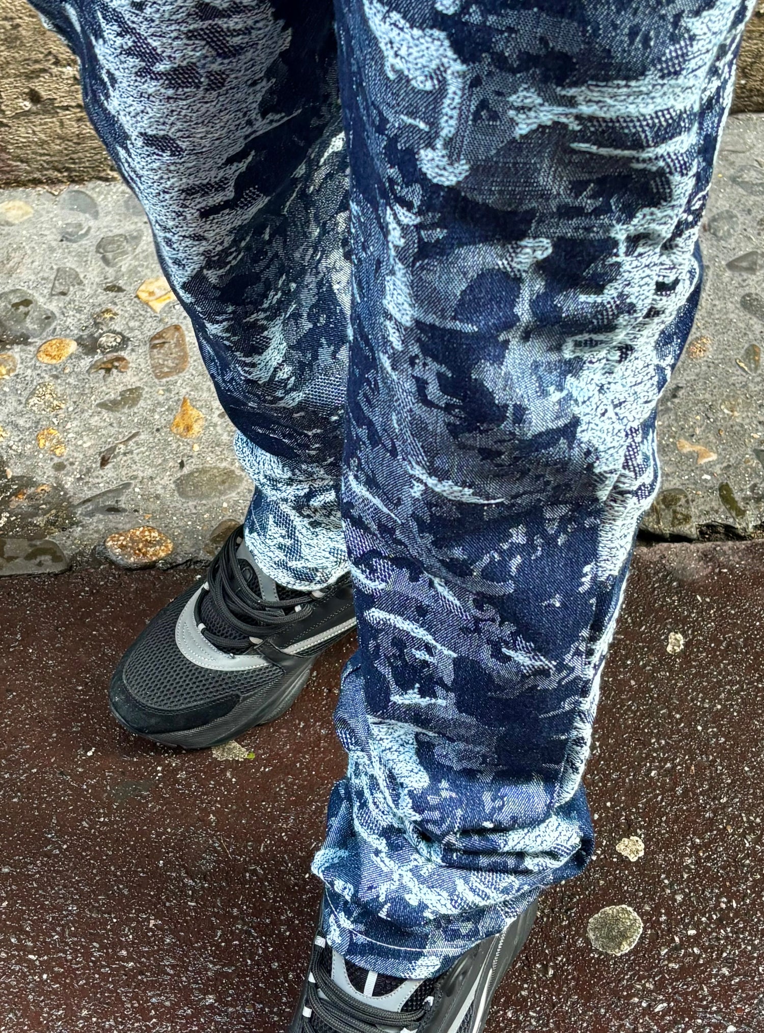 pantalon destroy camouflage