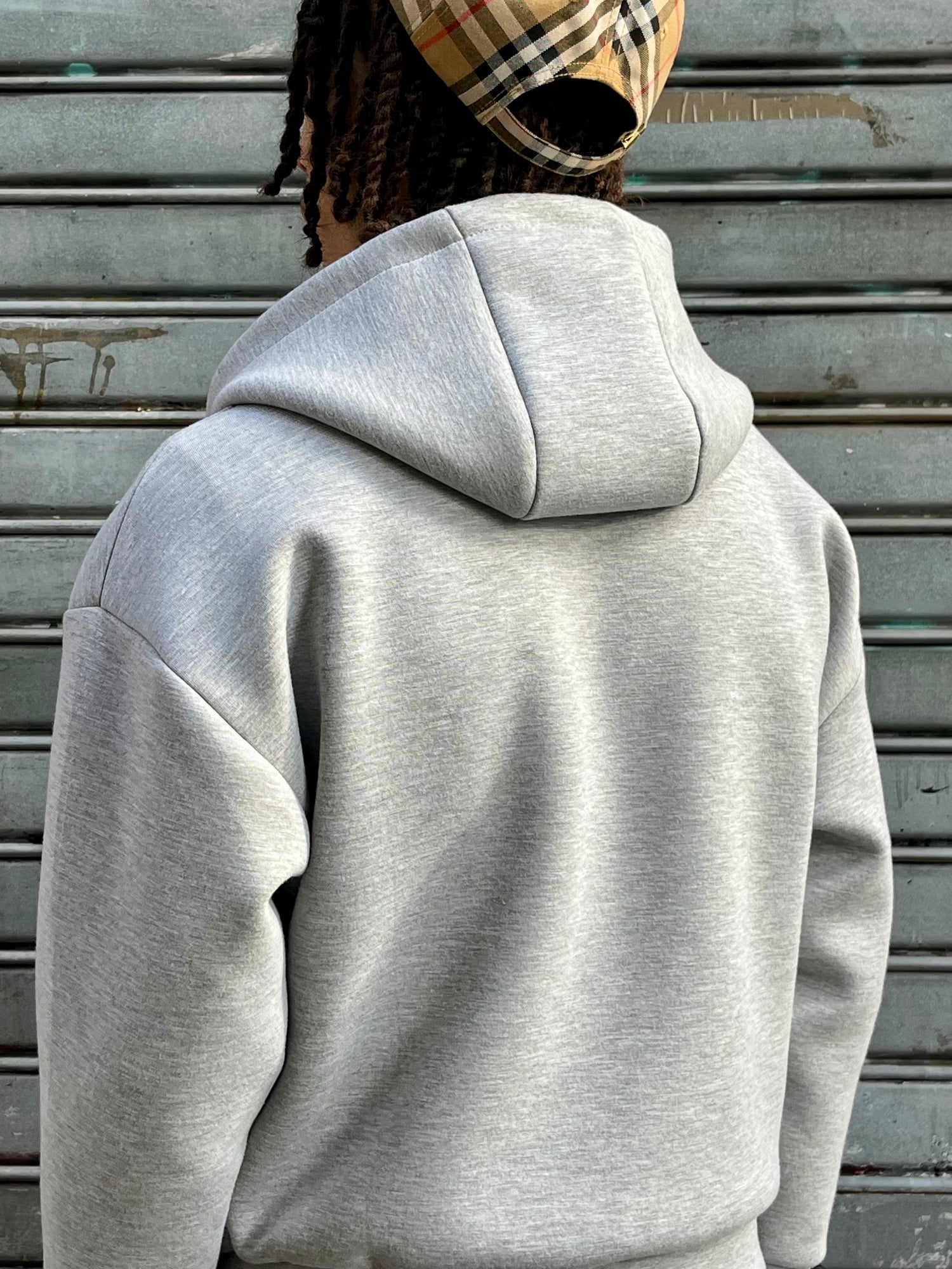 veste à capuche grise