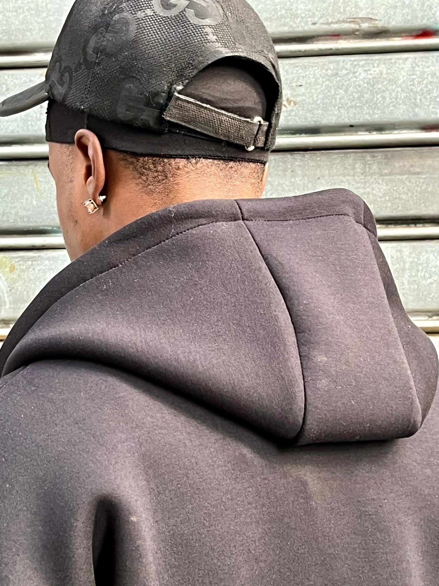 capuche jogging noir