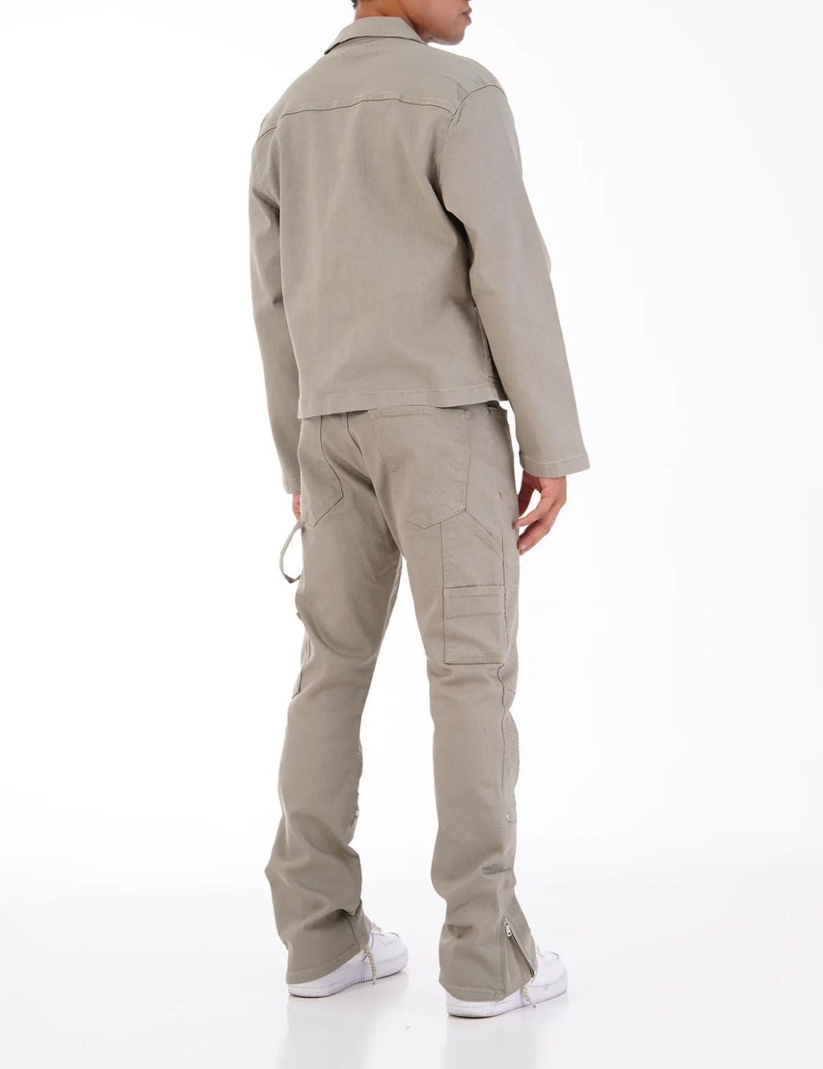 Ensemble Veste & Pantalon Chrome Brodé - Code Barre 34