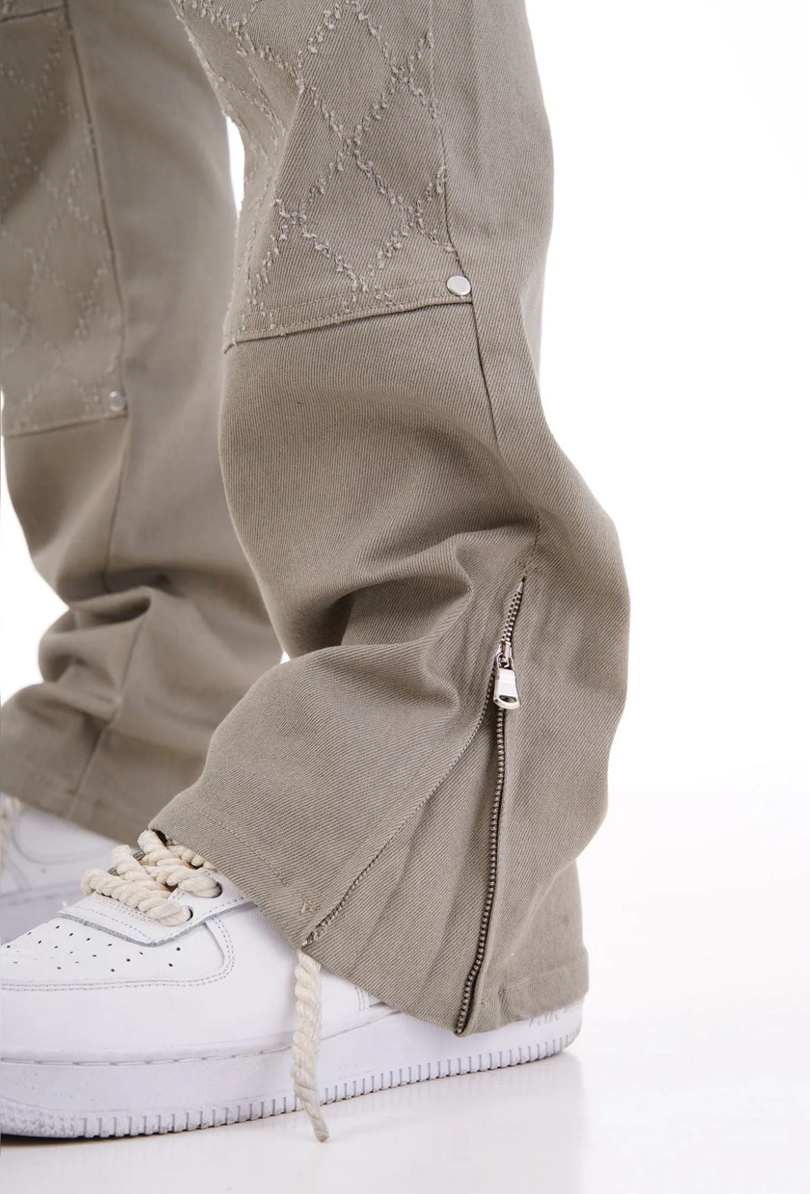 Ensemble Veste & Pantalon Chrome Brodé - Code Barre 34