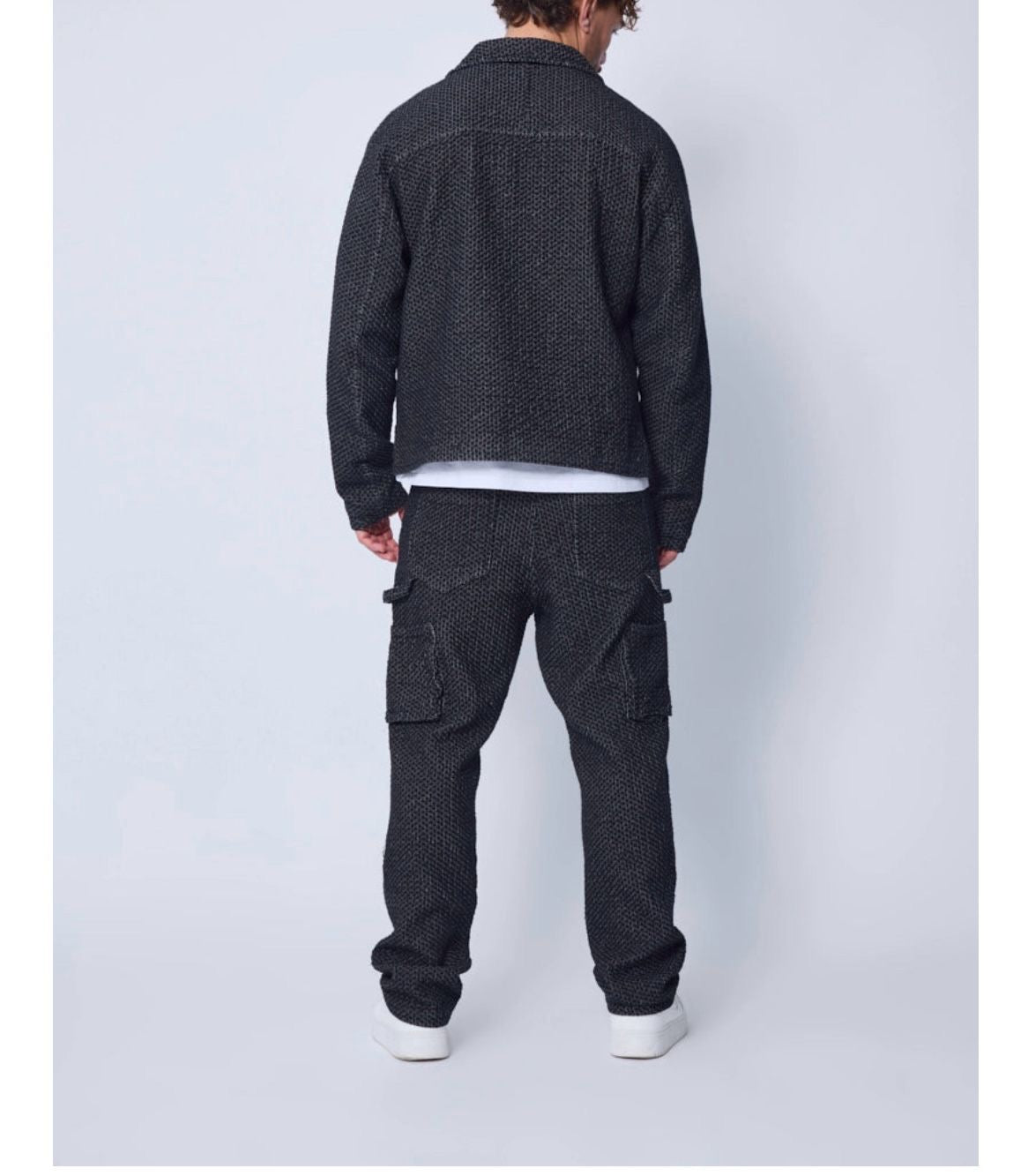 Ensemble Veste & Pantalon Texturé - Code Barre 34