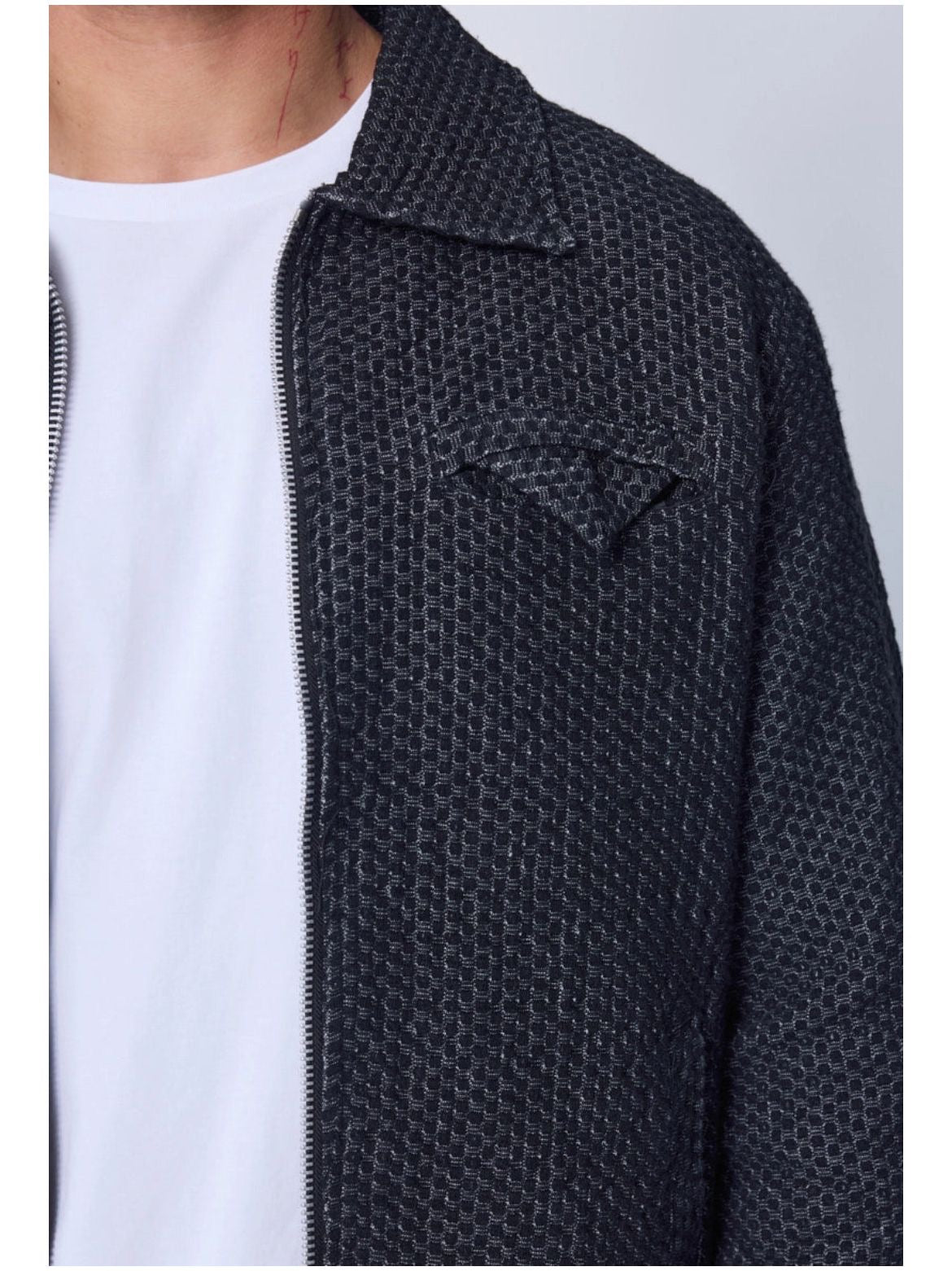 Ensemble Veste & Pantalon Texturé - Code Barre 34