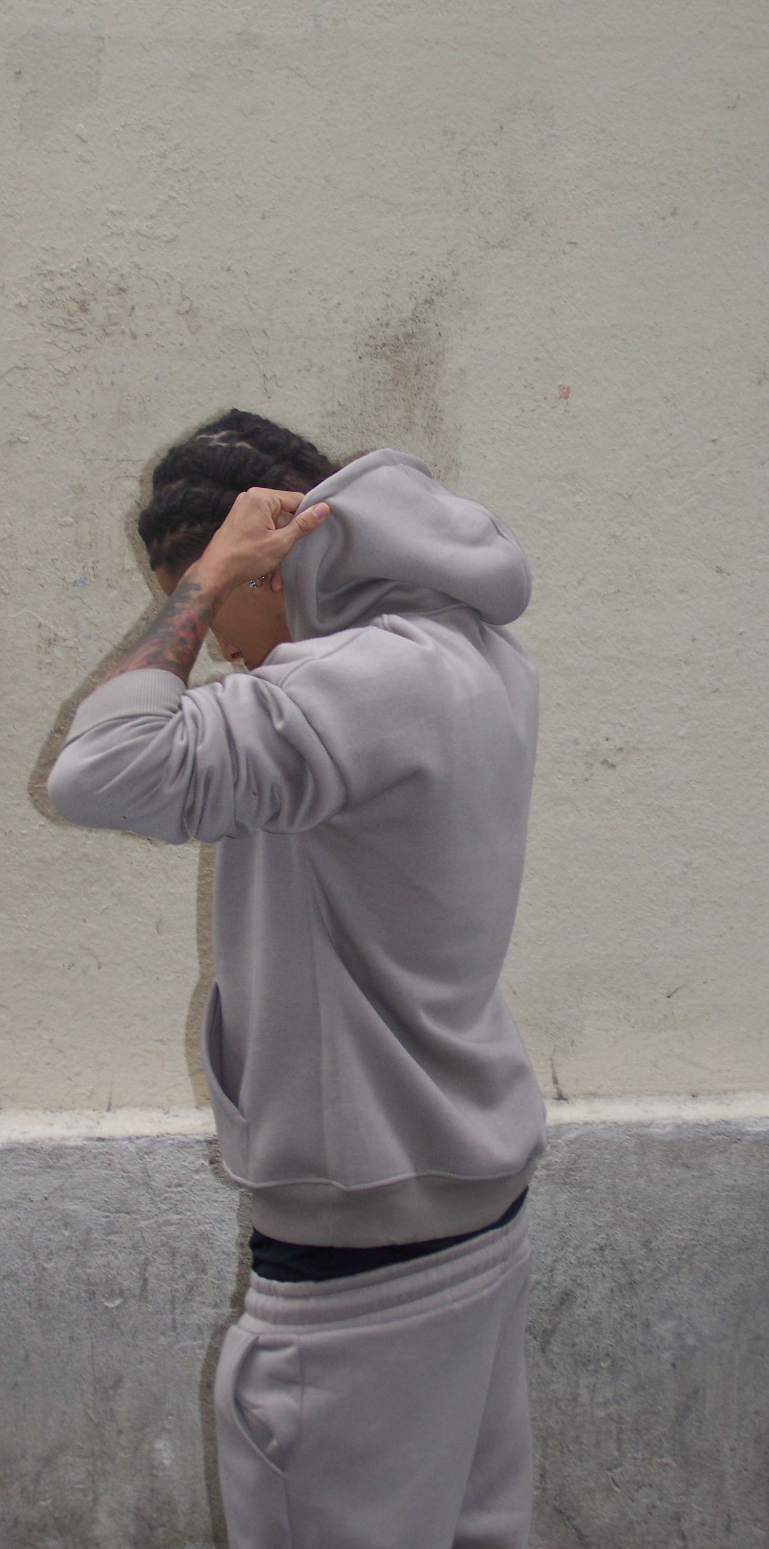 Survêtement beige homme decontracté