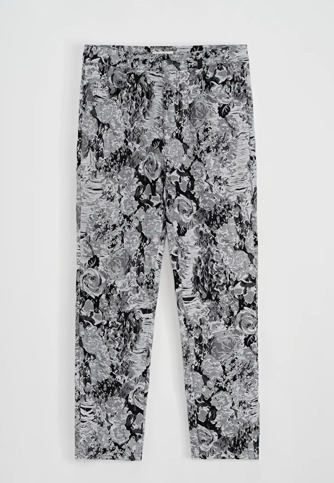 Pantalon Imprimé Floral - Code Barre 34