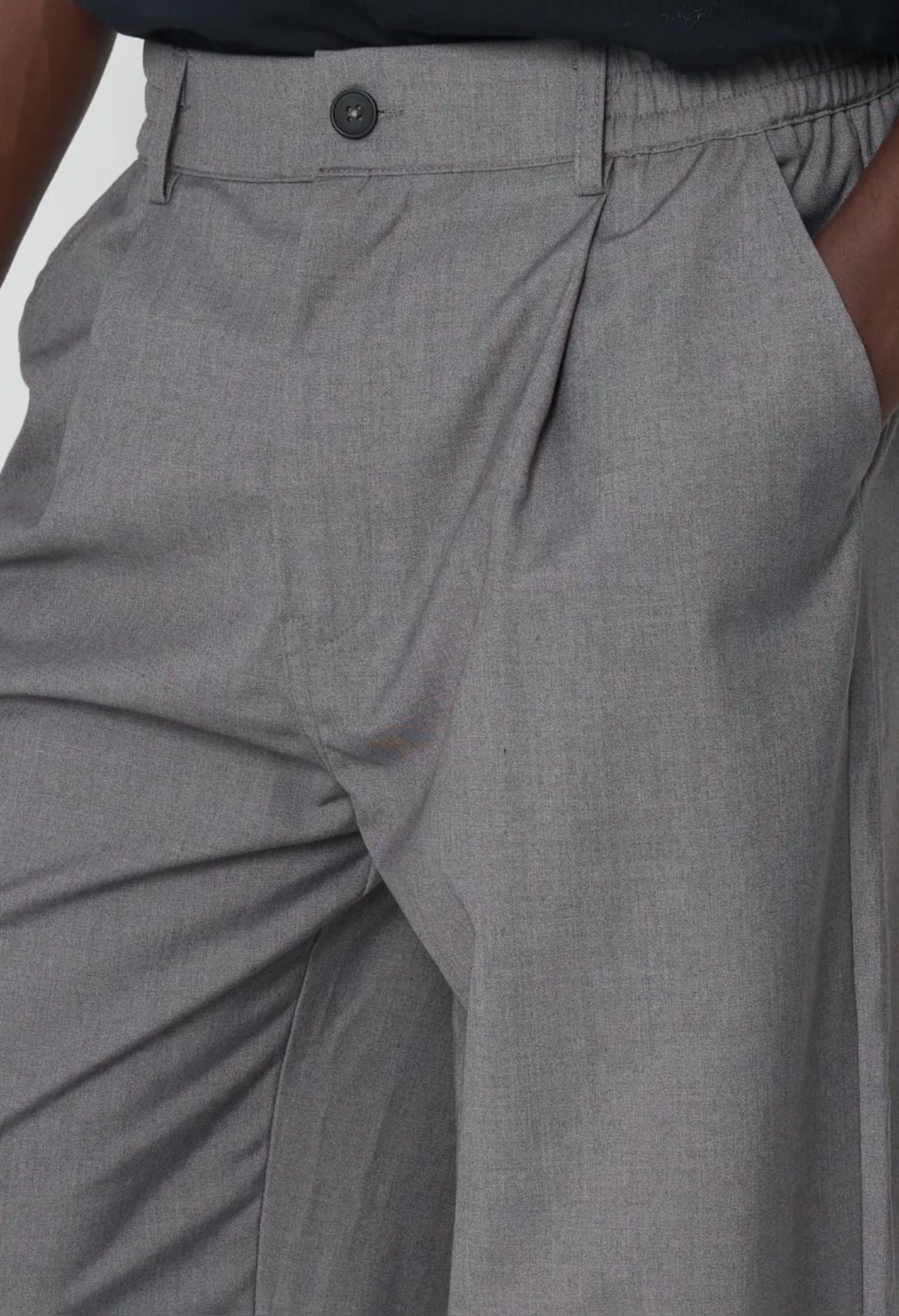 Pantalon Léger Gris Classique - Code Barre 34