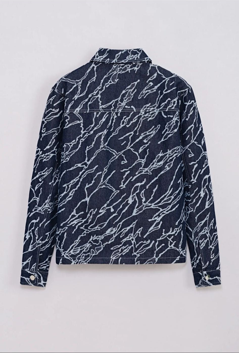 Veste Jean Motif Éclair - Code Barre 34