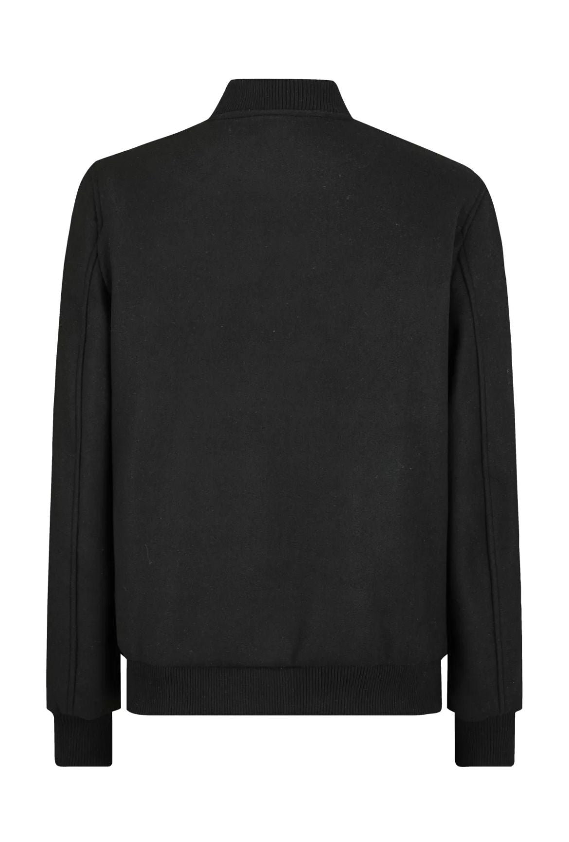 Veste Teddy Noire Classique - Code Barre 34