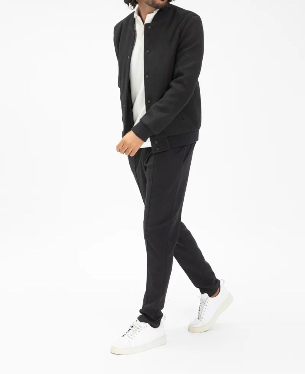 Veste Teddy Noire Classique - Code Barre 34