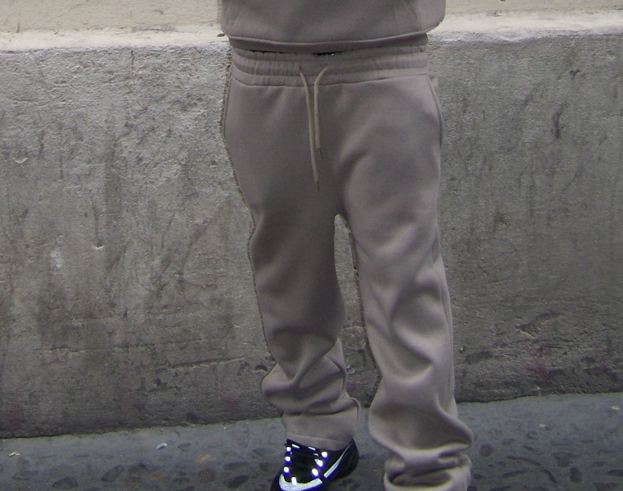 bas de survêtement beige homme